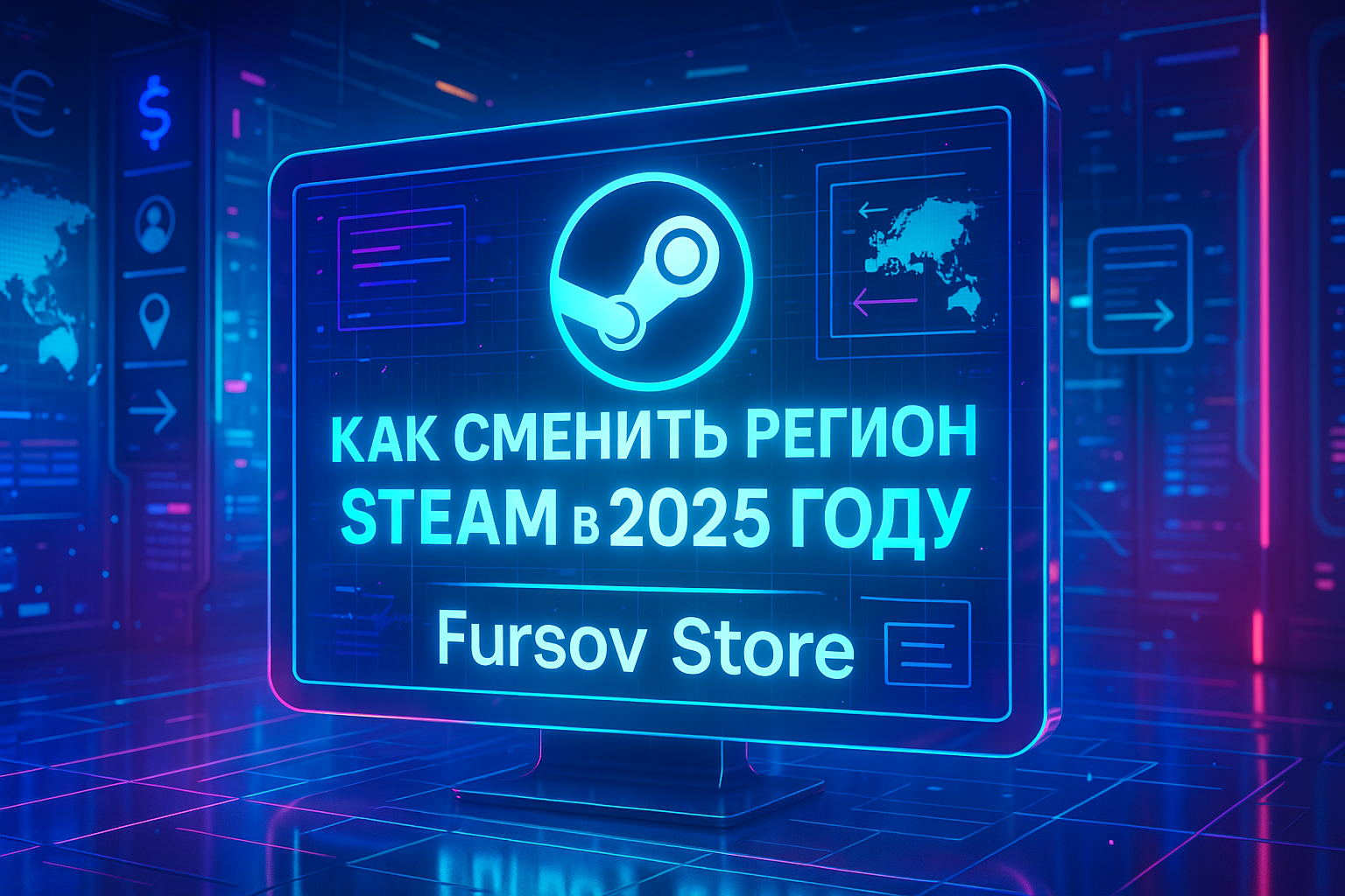 на фото: сменить регион стим