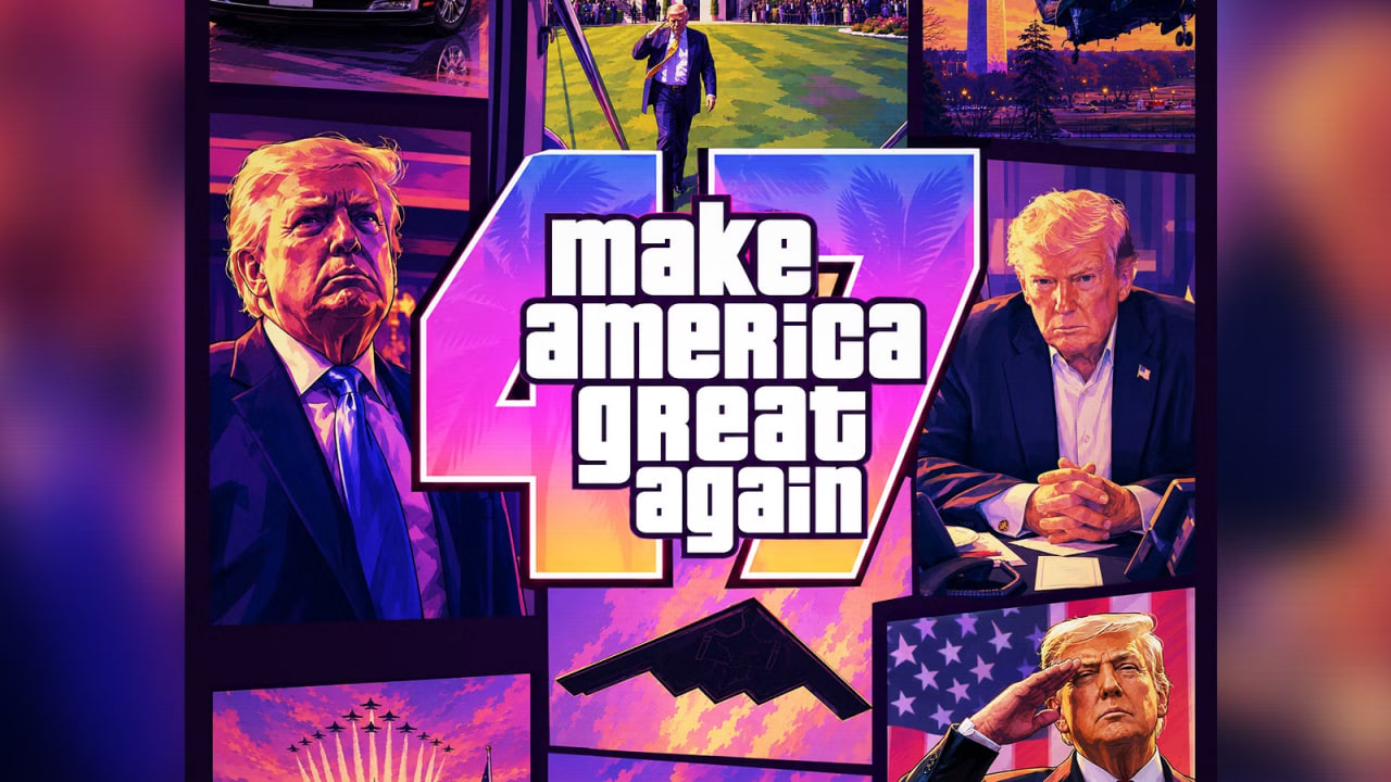 На фото тизер гта 6 трамп белый дом слив